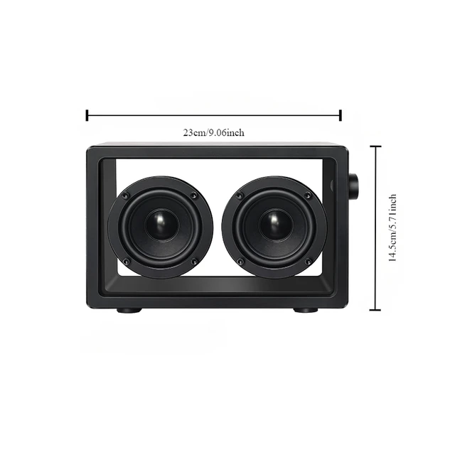Alt view image 4 of 4 - 16W Portable Transparent BoxShaped Bluetooth Speaker, Minimalist Wireless Speaker, HD Loud Stereo Sound, Bluetooth V5.3 Wide Compatibility for Indoor & Outdoor Use (white)