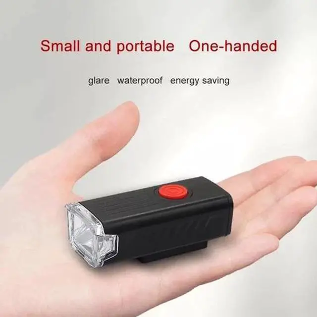 Alt view image 7 of 7 - USB Rechargeable LED Bicycle Headlight Bike Head Light Front Rear Lamp Cycling