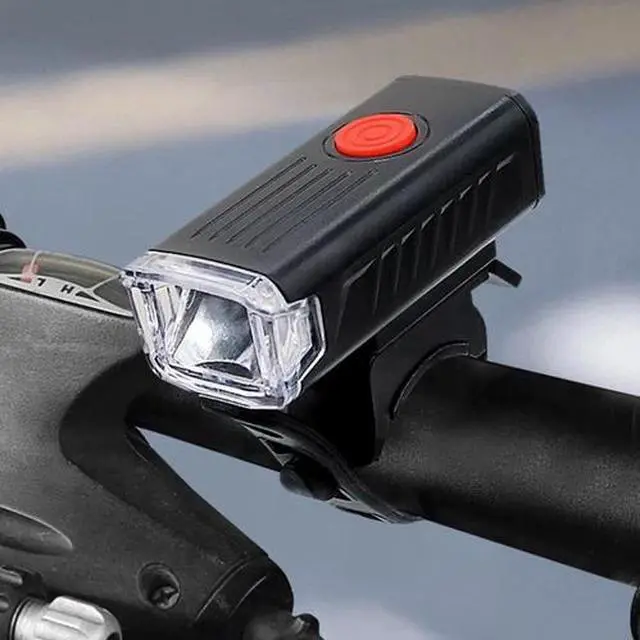 Alt view image 5 of 7 - USB Rechargeable LED Bicycle Headlight Bike Head Light Front Rear Lamp Cycling