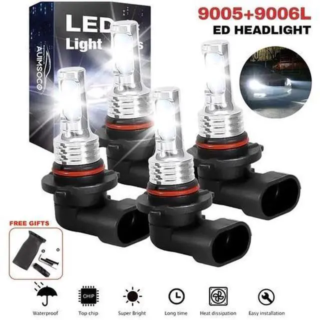 Main image of 9005 LED Headlight KIT Combo Bulbs 6000K High&Low Beam Super Bright White