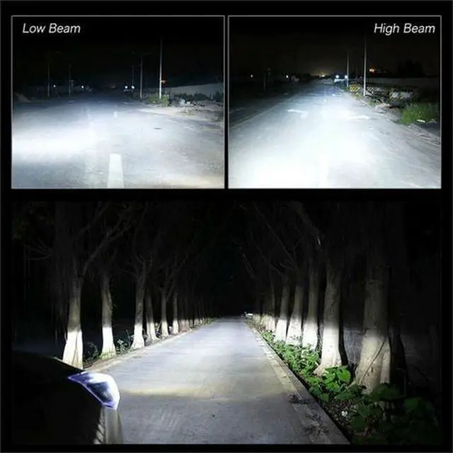 Alt view image 3 of 7 - 9005 LED Headlight KIT Combo Bulbs 6000K High&Low Beam Super Bright White
