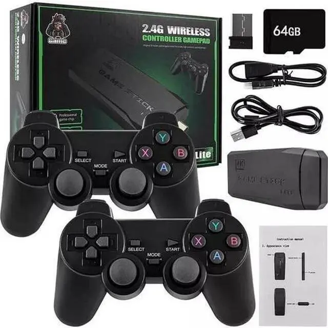 Main image of 4K HDMI Retro Game Console Output Plug and Play 20000+ Game Gamepad Controllers
