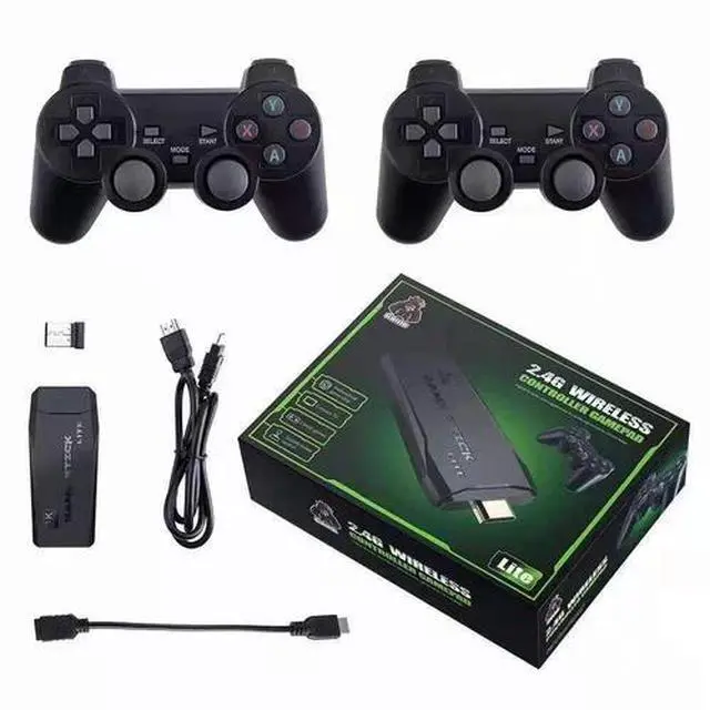 Alt view image 7 of 7 - 4K HDMI Retro Game Console Output Plug and Play 20000+ Game Gamepad Controllers