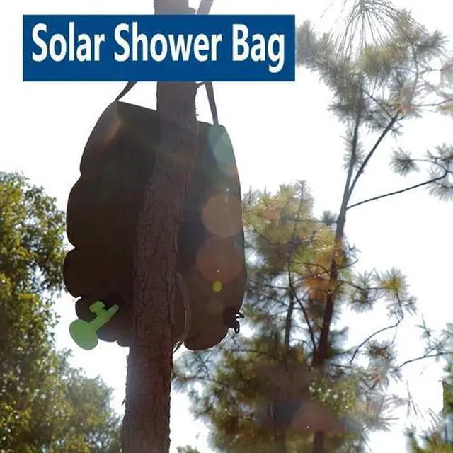Alt view image 5 of 5 - Solar Shower Bag 5 gallons/20L Solar Heating Camping Shower Bag for Camping