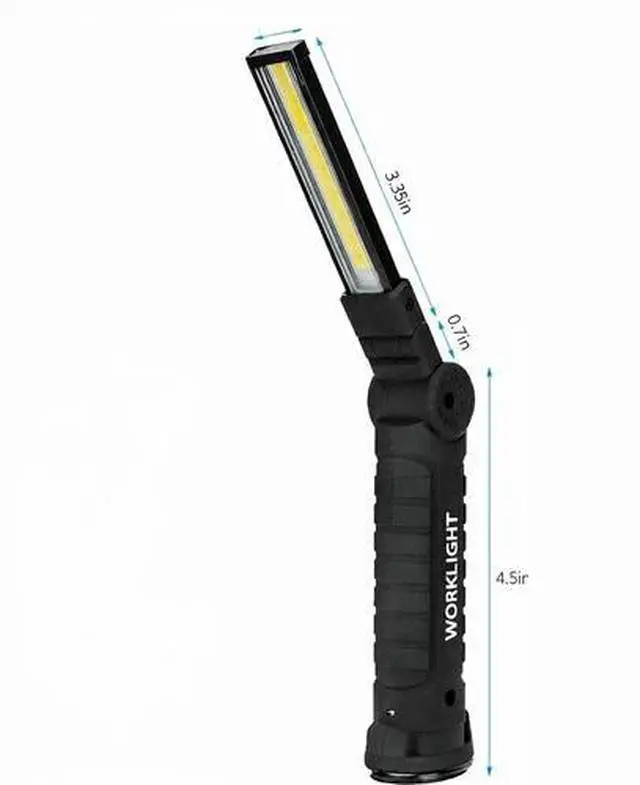 Alt view image 3 of 6 - COB Work Light Rechargeable LED Magnetic COB Inspection Torch, Type-C Cordless