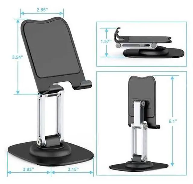 Alt view image 3 of 6 - Adjustable Universal Tablet Stand Desk Holder Mount For Cell Phone iPad iPhone