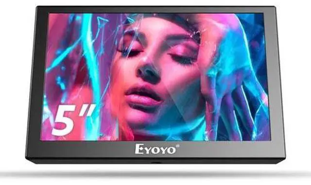 Alt view image 3 of 3 - 5" Mini HDMI Monitor 800x480 Portable LCD Display HDMI/VGA/BNC/AV for CCTV