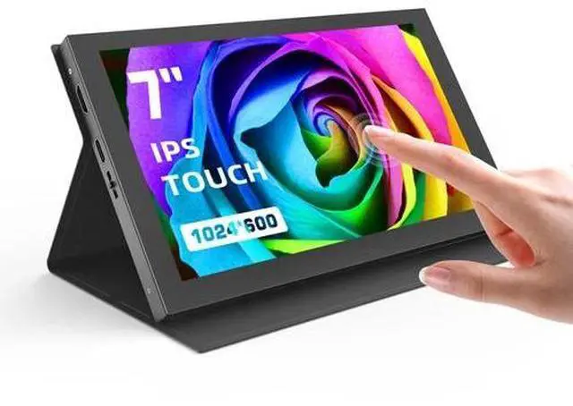 Main image of 7 inch Touch Screen IPS LCD Display Mini HDMI Portable Monitor 1024x600 fr Rasp