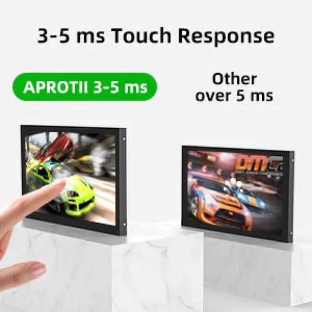 Alt view image 2 of 7 - 7 inch Touch Screen IPS LCD Display Mini HDMI Portable Monitor 1024x600 fr Rasp