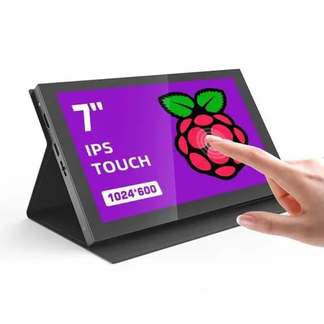 Alt view image 5 of 7 - 7 inch Touch Screen IPS LCD Display Mini HDMI Portable Monitor 1024x600 fr Rasp
