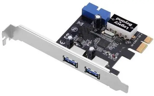 Main image of SIIG USB 3.0 4-Port (2-Ext plus19-pin header) PCIe Host Card (LB-US0214-S1)