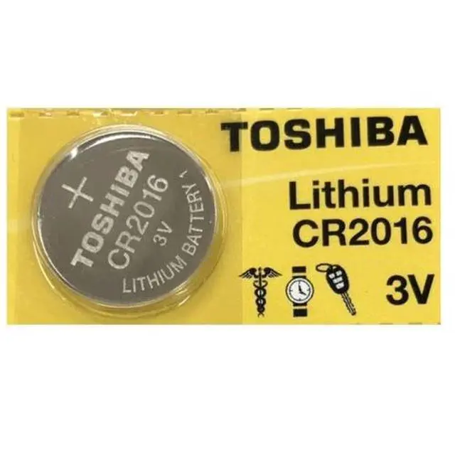 Alt view image 2 of 2 - 5 x New Original Toshiba CR2016 CR 2016 3V LITHIUM BATTERY BR2016 DL2016