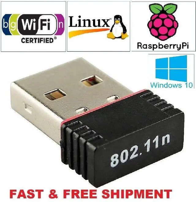 Main image of New Realtek Mini USB Wireless 802.11B/G/N LAN Card WiFi Network Adapter RTL8188