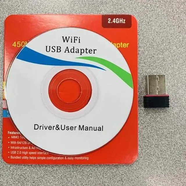 Alt view image 2 of 5 - N 300Mbps Mini Wireless USB Wifi Adapter LAN Antenna Network 802.11n/g/b Nano