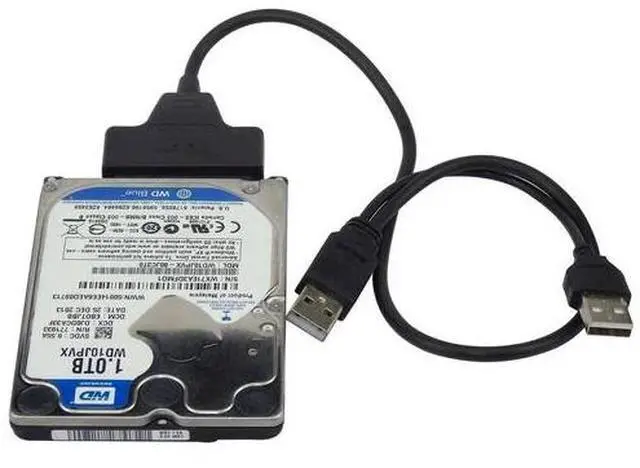 Alt view image 4 of 7 - USB 2.0 to 2.5inch HDD 7+15pin SATA Hard Drive Cable Adapter For SATA SSD & HDD