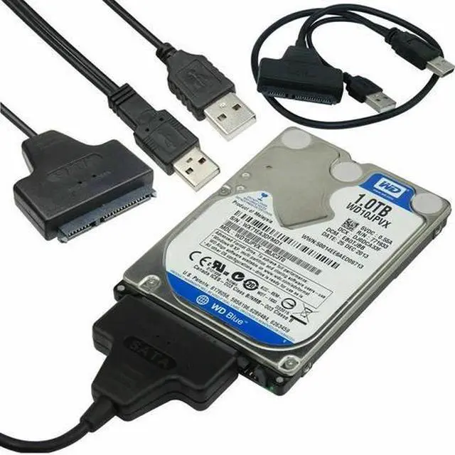 Alt view image 5 of 7 - USB 2.0 to 2.5inch HDD 7+15pin SATA Hard Drive Cable Adapter For SATA SSD & HDD