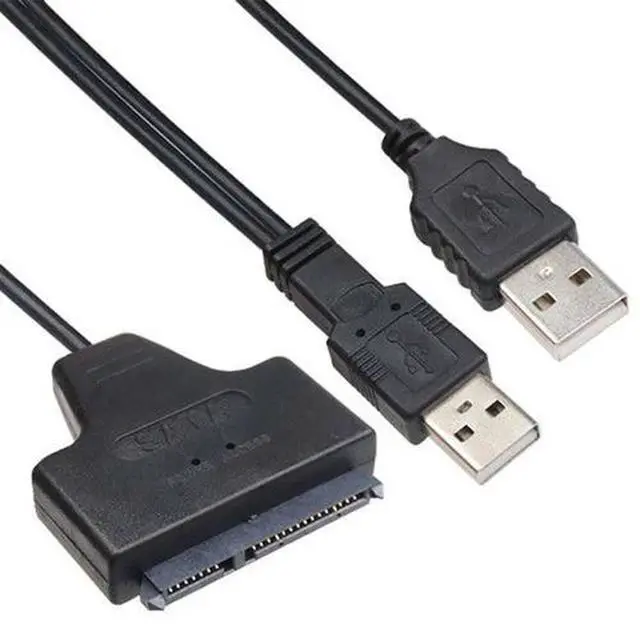 Alt view image 6 of 7 - USB 2.0 to 2.5inch HDD 7+15pin SATA Hard Drive Cable Adapter For SATA SSD & HDD