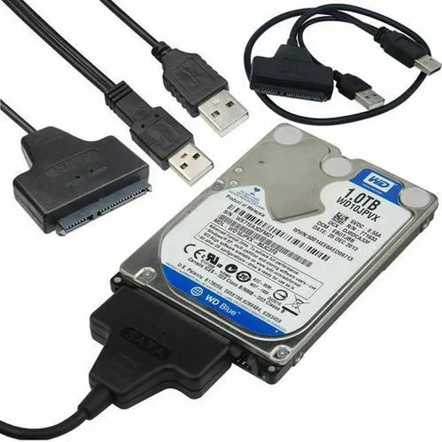 Alt view image 7 of 7 - USB 2.0 to 2.5inch HDD 7+15pin SATA Hard Drive Cable Adapter For SATA SSD & HDD