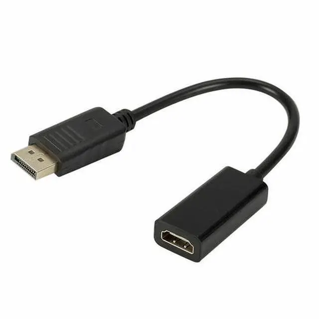 Alt view image 7 of 7 - DP Displayport Male to HDMI Female Cable Converter Adapter for PC Laptop Desktop