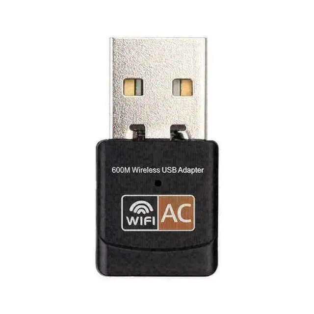 Alt view image 5 of 7 - AC600 Mbps Dual Band 2.4/5Ghz Wireless USB Mini WiFi Network Adapter 802.11