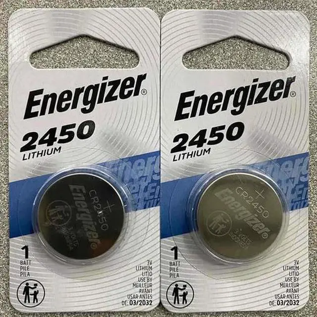 Alt view image 2 of 2 - 2 Pack New Fresh Energizer ECR2450 CR2450 BR2450 Lithium 3V Battery Exp 03/2032