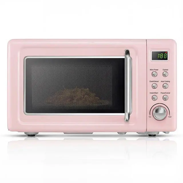 Main image of ARLIME Retro Microwave 0.7Cu.ft, 700 Watt Countertop Microwave