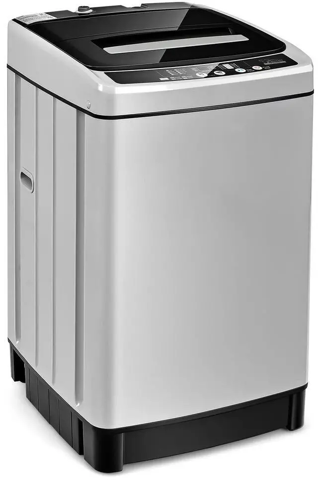 Main image of ARLIME 2 in 1 Portable Washing Machine, Full-Automatic Washer 1.5 Cu.Ft Capacity, Laundry Washer & Spin Dryer w/Long Inlet & Outlet Hose For Apartments, Condos, Dorms, RVs Camping Living (Grey)