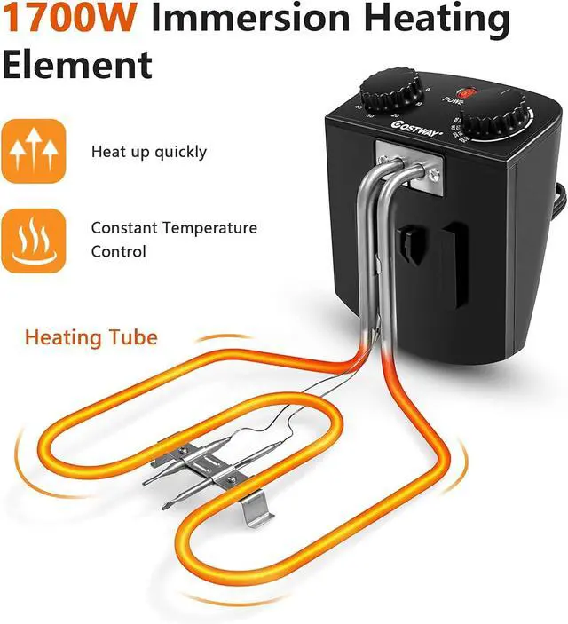 Alt view image 6 of 7 - ARLIME Electric Deep Fryer with Basket, 5.3 Qt Commercial Fryer with Adjustable Temperature, Timer, Removable Lid w/ View Window, Stainless Steel Countertop Oil Fryer for Home, Kitchen, 1700W