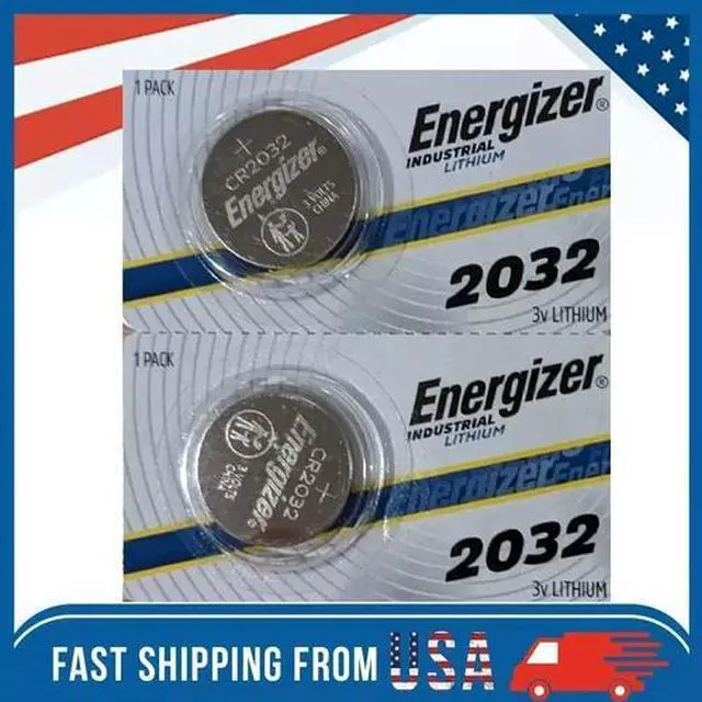 Alt view image 5 of 6 - 2 Pcs Fresh Stock Energizer CR2032 3V Lithium Coin Cell Battery CR 2032 ECR2032