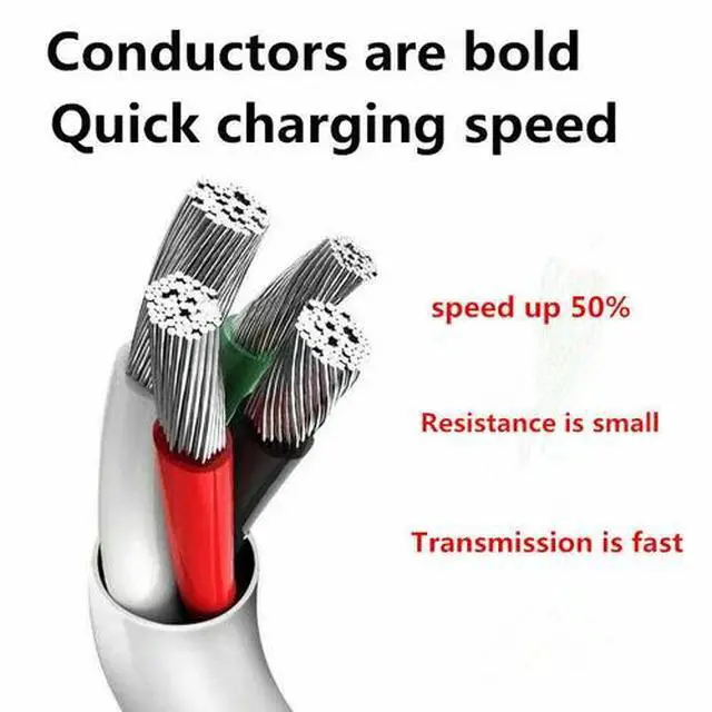 Alt view image 5 of 7 - LOT USB C Type C Fast Data Charging Cable For Samsung LG Phones Tablets Android