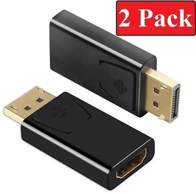 Main image of 2 x Display Port to HDMI Displayport DP HDMI Cable Adapter Video cord HDTV PC 4K