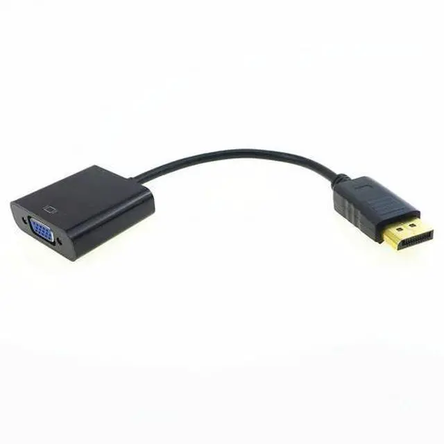 Alt view image 5 of 7 - Display Port DP to VGA Adapter Cable cord 1080P for laptop desktop Game Monitor