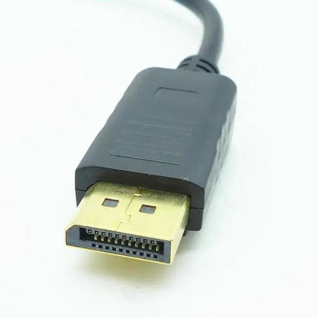 Alt view image 6 of 7 - Display Port DP to VGA Adapter Cable cord 1080P for laptop desktop Game Monitor