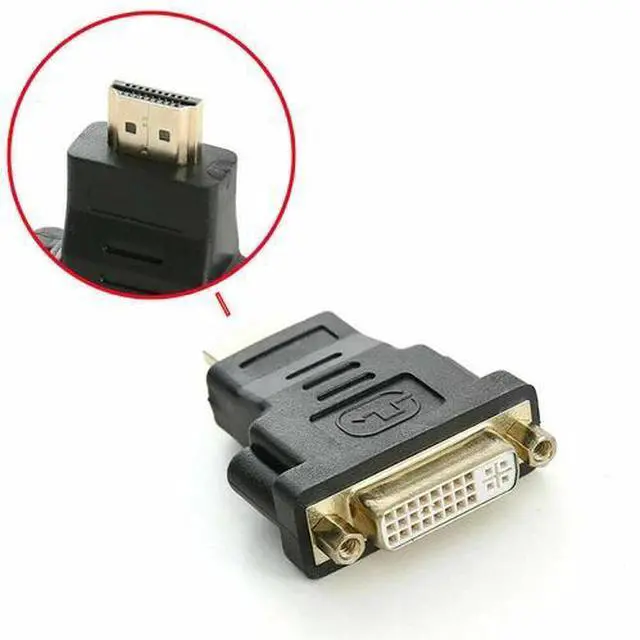 Main image of DVI Female To HDMI Male Connector Adapter Converter 1080P PC Desktop TV Laptop