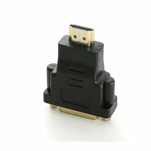 Alt view image 4 of 5 - DVI Female To HDMI Male Connector Adapter Converter 1080P PC Desktop TV Laptop