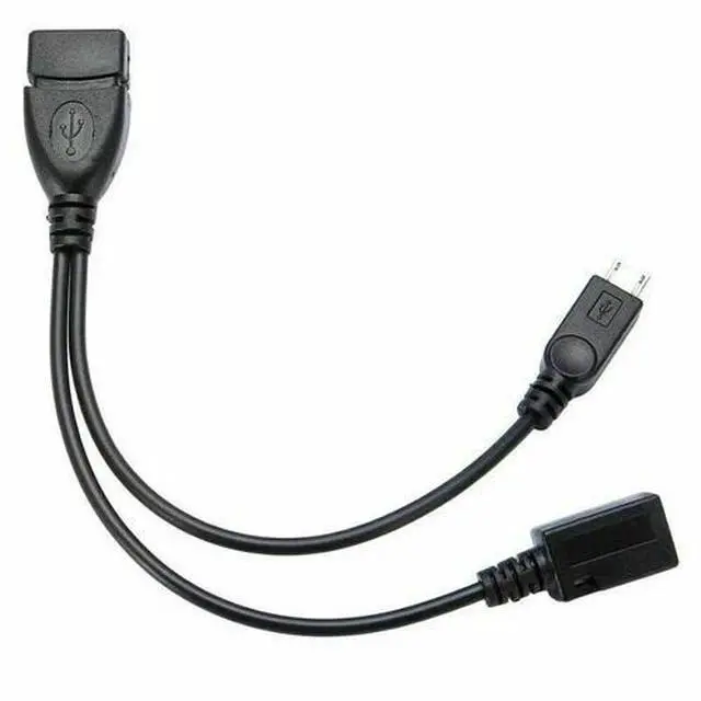 Main image of Micro USB Host OTG Cable with USB Power For Samsung / HTC / Nexus / LG Phones