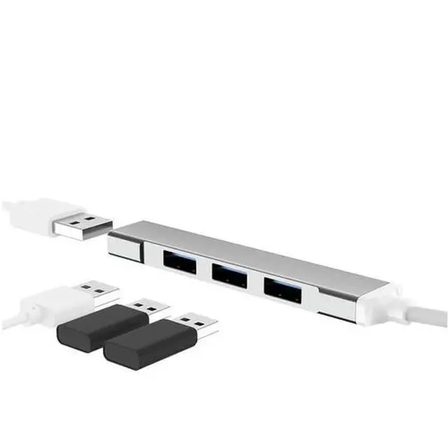 Alt view image 3 of 7 - USB-C Type C to USB 3.0 4 Port Hub Splitter For PC Phone Notebook Laptop Tablet