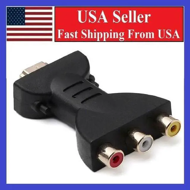 Main image of HDMI Male to 3 RCA Female Composite AV Video Audio Adapter Converter for TV PC