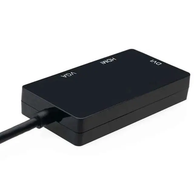 Alt view image 7 of 7 - 3 In 1 Displayport DP Male To HDMI/DVI/VGA Female Adapter Converter Cable 1080P