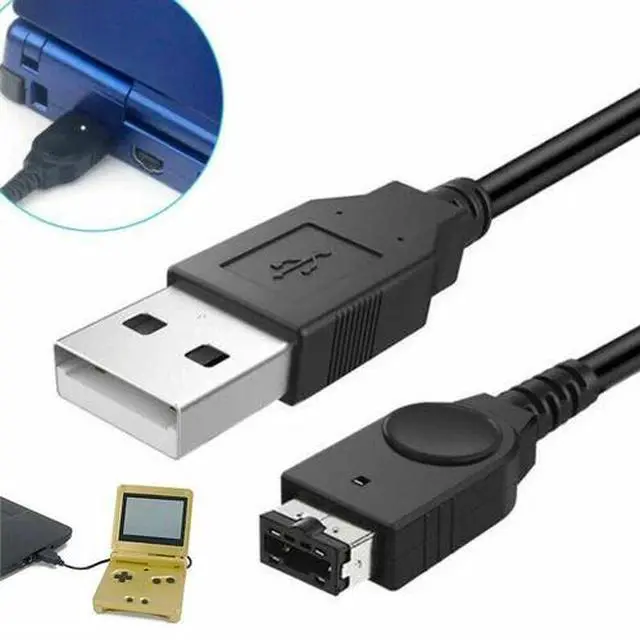 Alt view image 4 of 7 - USB Battery Charger Charging Cable for Nintendo DC NDS Gameboy Advance GBA SP