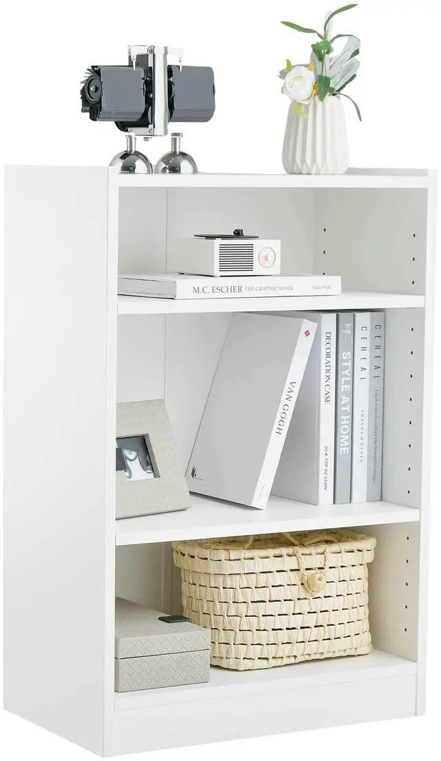Main image of SPORFIT Bookshelf, 3-Tier Open Wooden Bookcase