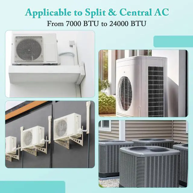 Alt view image 5 of 7 - ARLIME 4" 10FT Mini Split Line Set Cover, Decorative Line Set Cover Kit