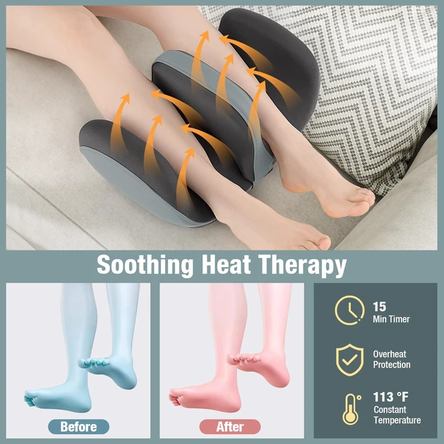 Alt view image 5 of 7 - ARLIME Foot Massager with Heat, Electric Deep Kneading Waist Massager with Vibration for Pain Relief Blood Circulation, Foot and Calf Massage Gifts