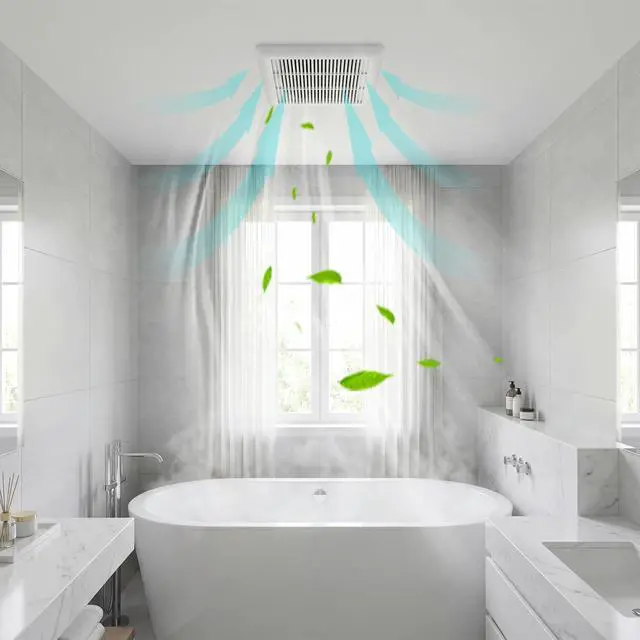 Alt view image 2 of 7 - ARLIME Bathroom Exhaust Fan, 80 CFM Ceiling Mount Exhaust Ventilation Fan