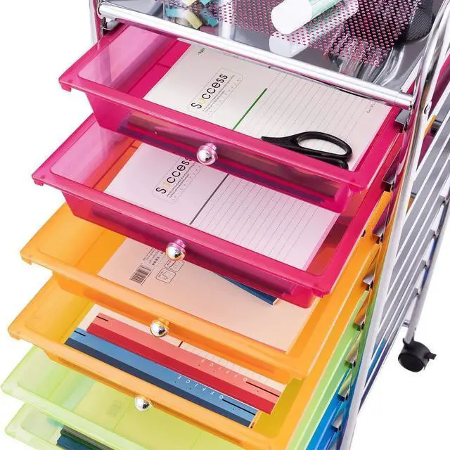 Alt view image 4 of 7 - ARLIME 10-Drawer Storage Cart, 10 Drawer Trolley