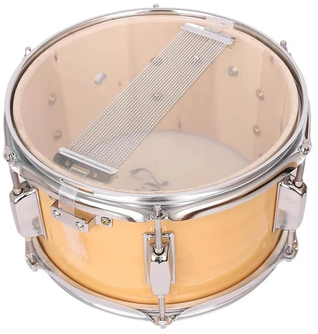 Main image of New 10 x 6" Snare Drum Poplar Wood Snare Drum