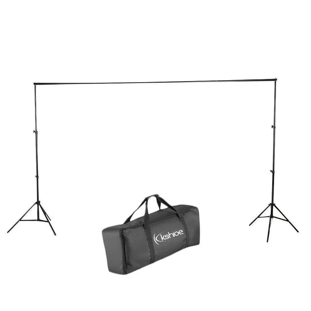 Alt view image 5 of 7 - Photography Photo Background Backdrop Support Stand Kit 2*3m/6.5*10ft Black