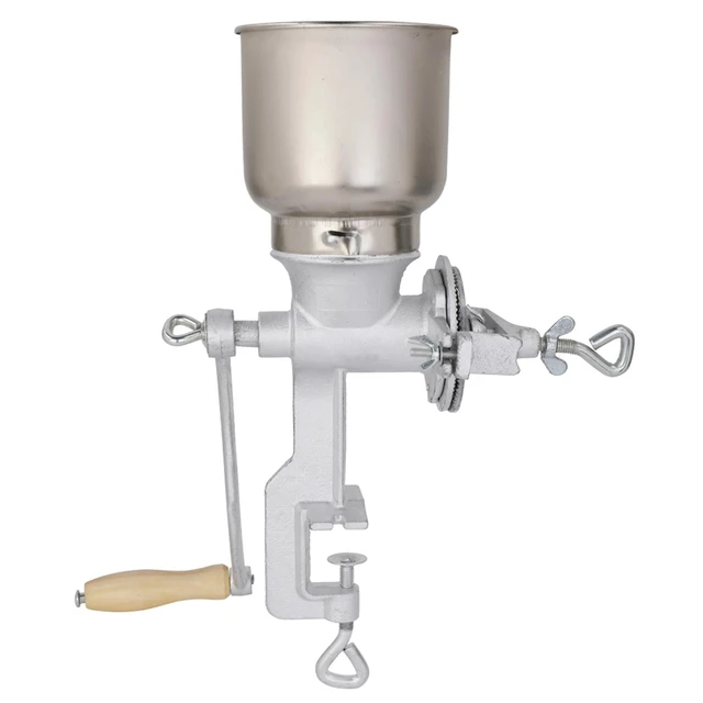 Alt view image 2 of 7 - Manual Corn Grinder Flour Maker Wheat Grain Nut Nut Mill Crank Labor-saving Cast