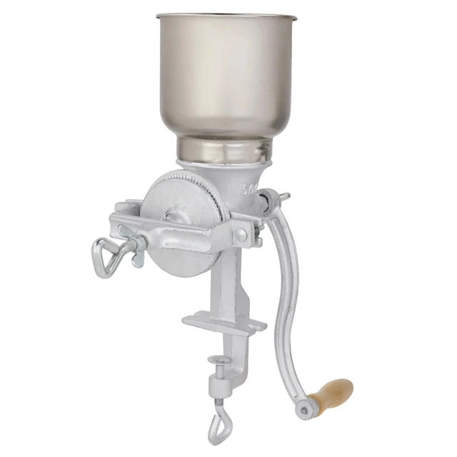 Alt view image 3 of 7 - Manual Corn Grinder Flour Maker Wheat Grain Nut Nut Mill Crank Labor-saving Cast