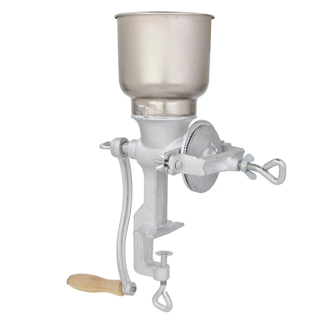 Alt view image 4 of 7 - Manual Corn Grinder Flour Maker Wheat Grain Nut Nut Mill Crank Labor-saving Cast